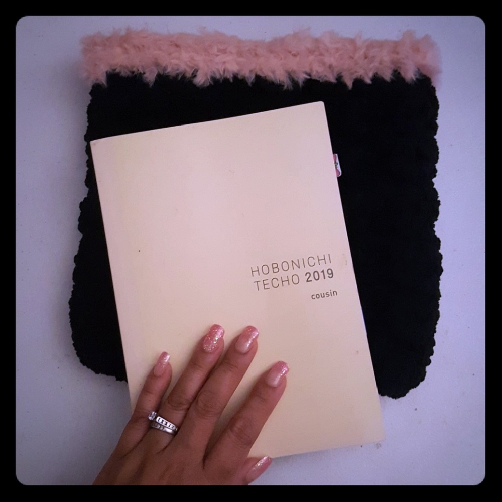Handmade Crochet Planner Pouch/Cozie
